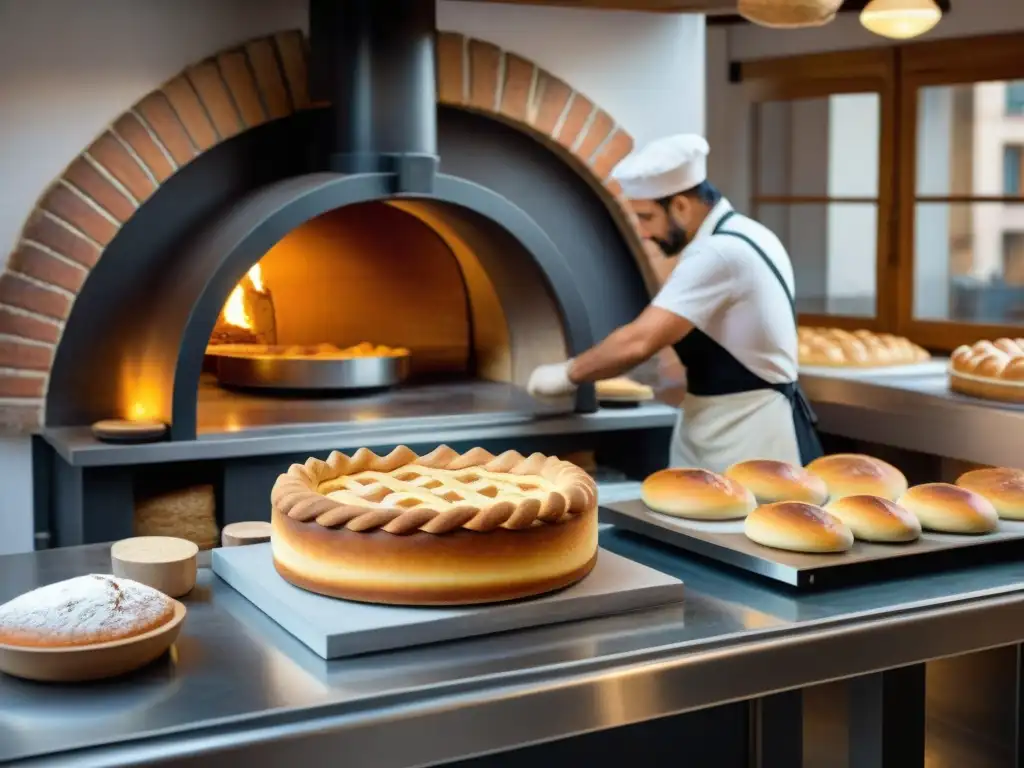 Arte de la repostería Linzer Torte en una panadería histórica de Linz, Austria