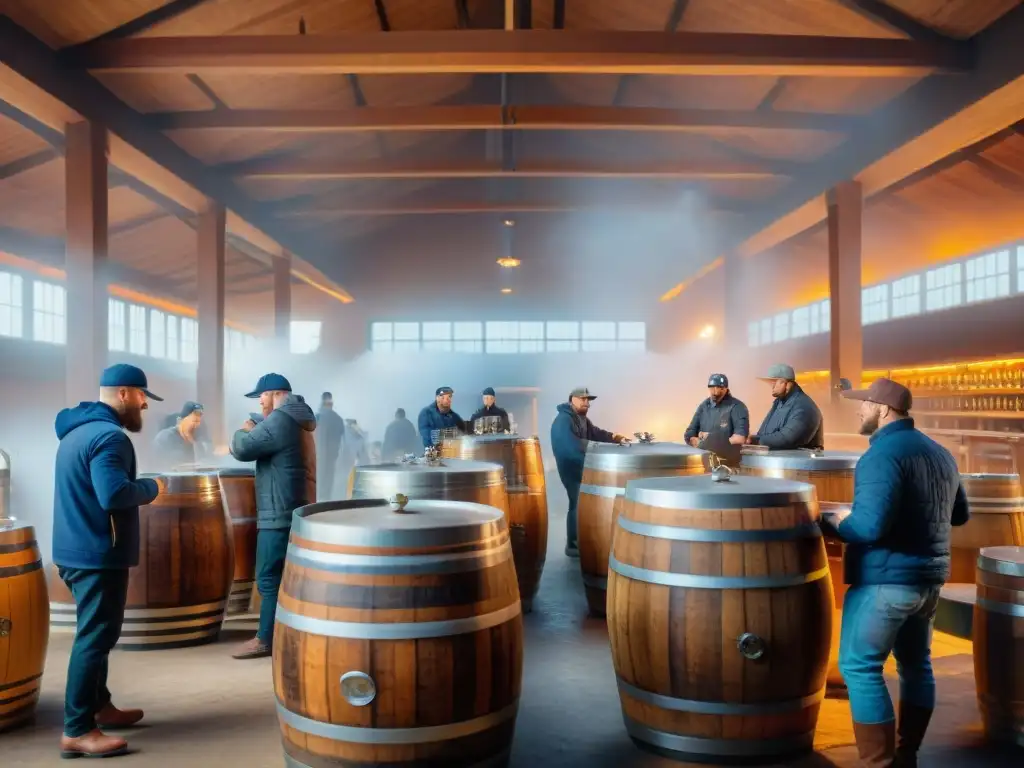 Artesanos apasionados crean cerveza en antiguas cervecerías, reflejando historia y pasión
