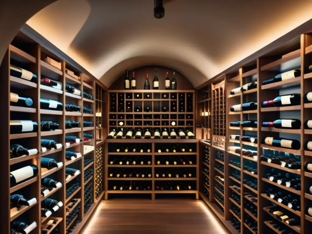 Explora una bodega elegante con libros vinos imprescindibles gourmet