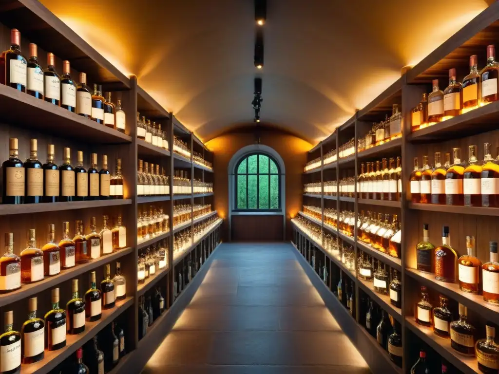 Una bodega de whisky secreta y profunda, con una colección impresionante de Single Malt envejecido