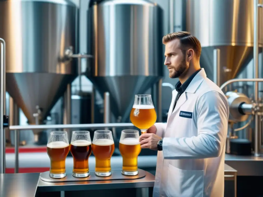 Producción de cerveza: científicos y técnicos innovadores examinan con precisión el proceso de producción