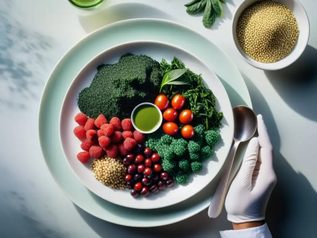 Un chef con estrella Michelin crea un plato gourmet con superfoods exóticos