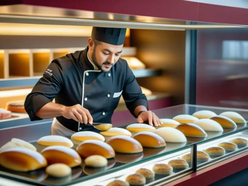 Chef seleccionando con precisión un delicado foie gras premium, reflejando sofisticación gourmet y controversia culinaria