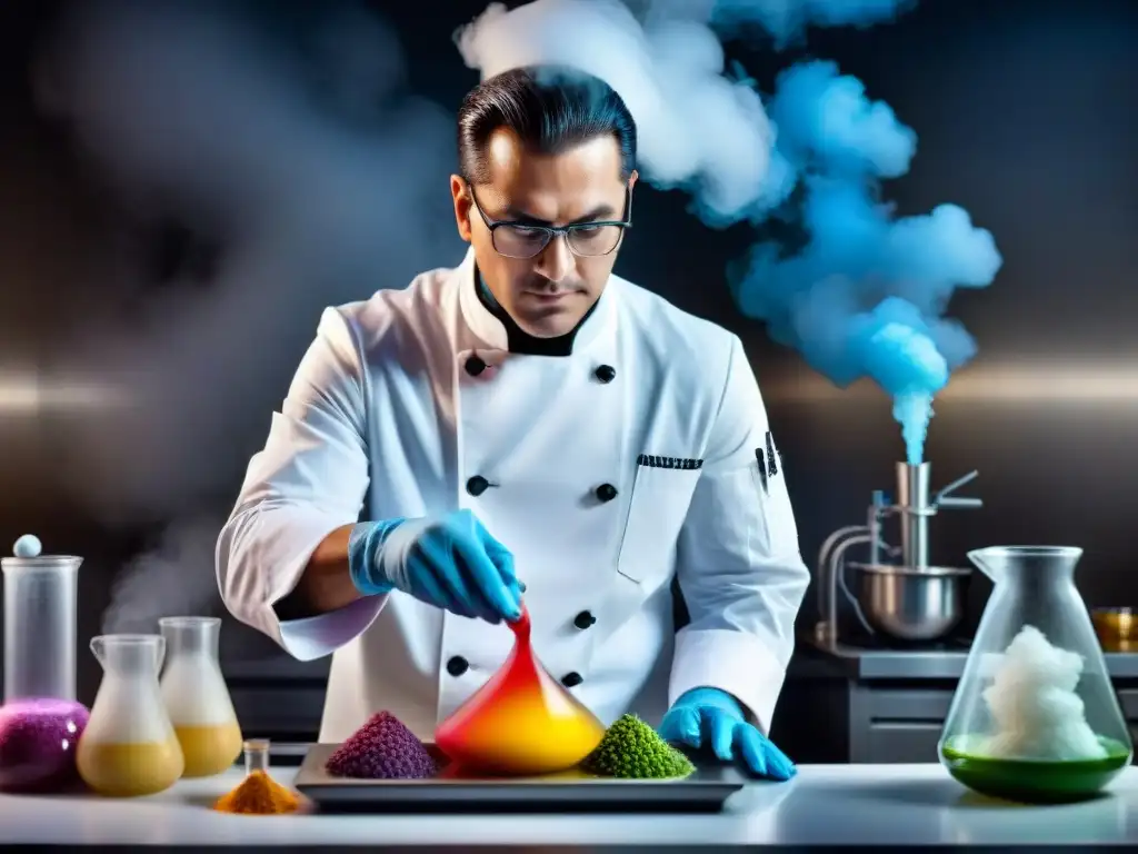 Un chef de gastronomía molecular y psicología del sabor crea una obra culinaria con precisión científica