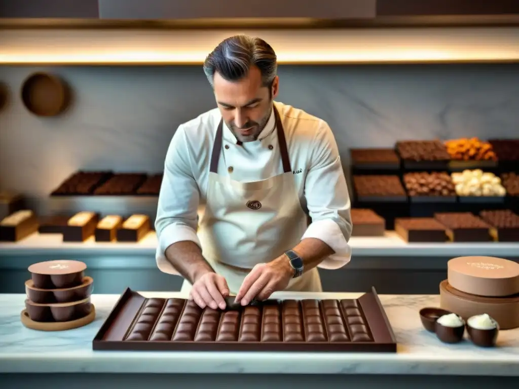 Fabricación de chocolate bean to bar en cocina artesanal, detallada y envolvente