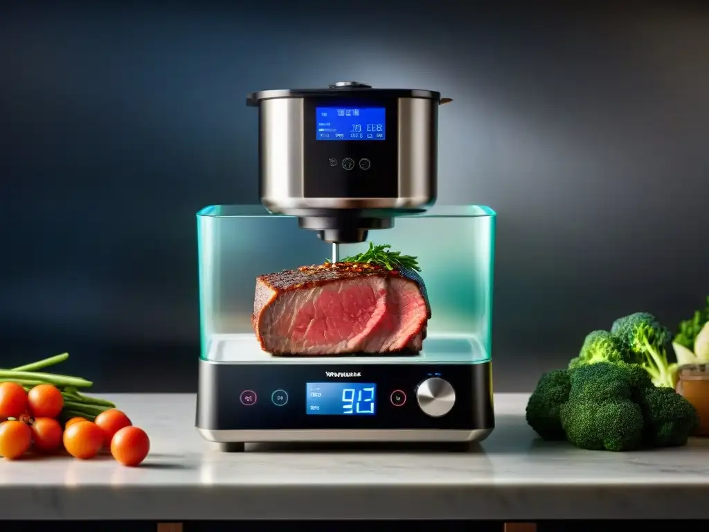 Una cocina al vacío Sous Vide de lujo en un entorno moderno y sofisticado