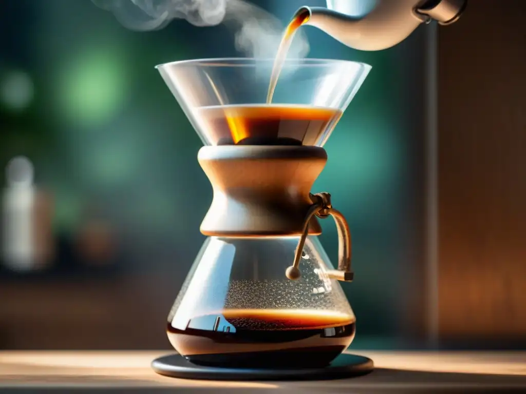 Una danza precisa: Chemex en proceso de café, ciencia detrás taza café equilibrada