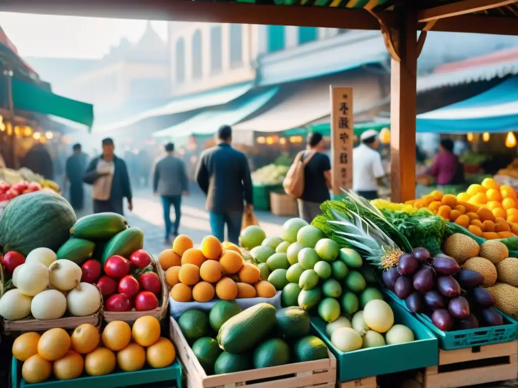 Explorando delicias en mercados locales, descubre tesoros culinarios vibrantes y coloridos