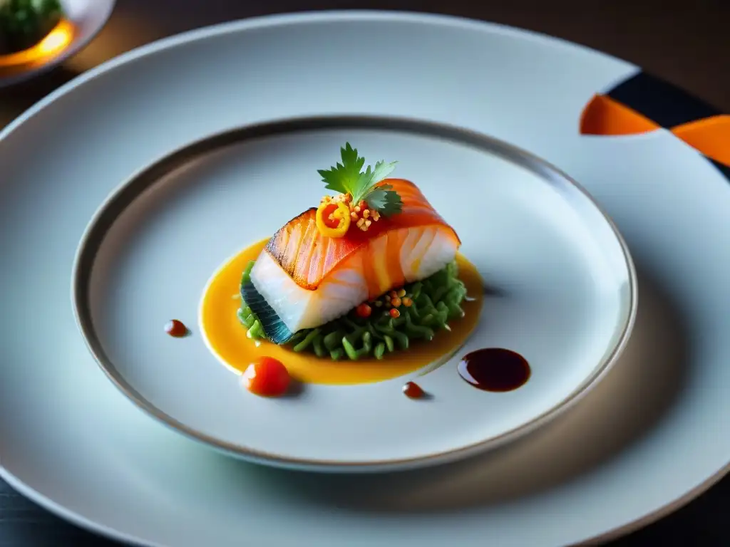 Una deliciosa fusión de sabores internacionales en un elegante hotel gourmet