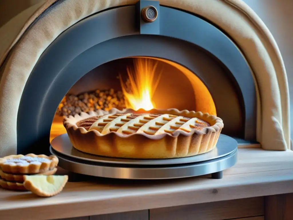 Deliciosa Linzer Torte recién horneada en una panadería histórica en Linz, Austria, evocando su irresistible historia y origen