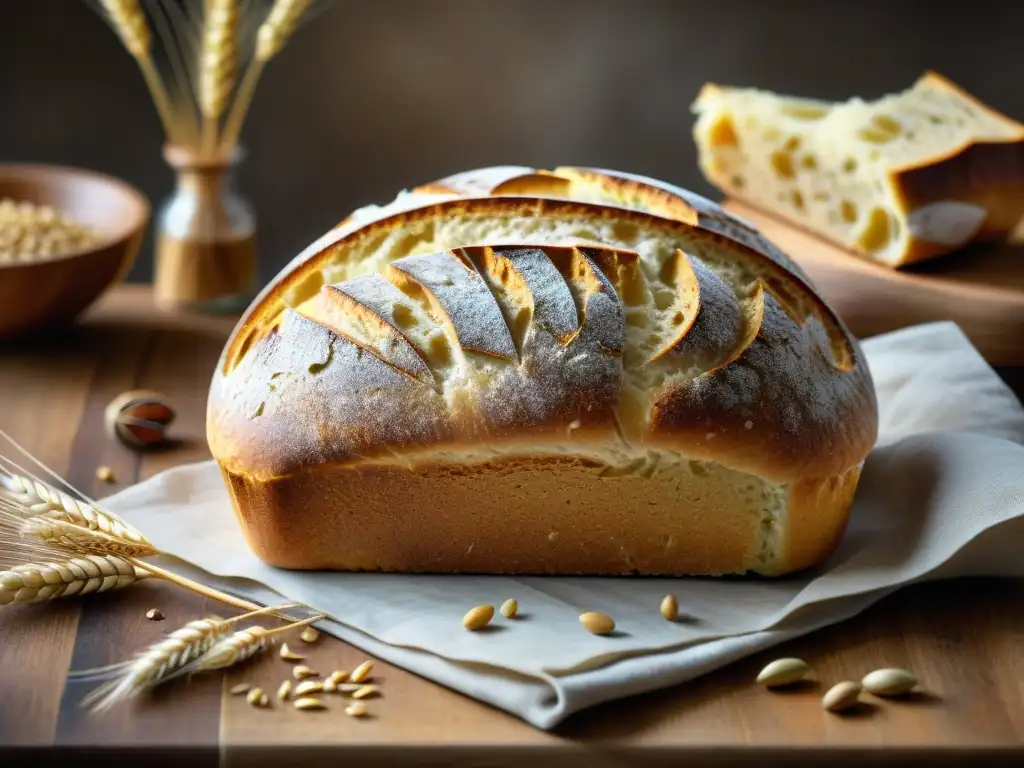 Deliciosa fermentación lenta en gastronomía: pan de masa madre con textura y aroma excepcionales