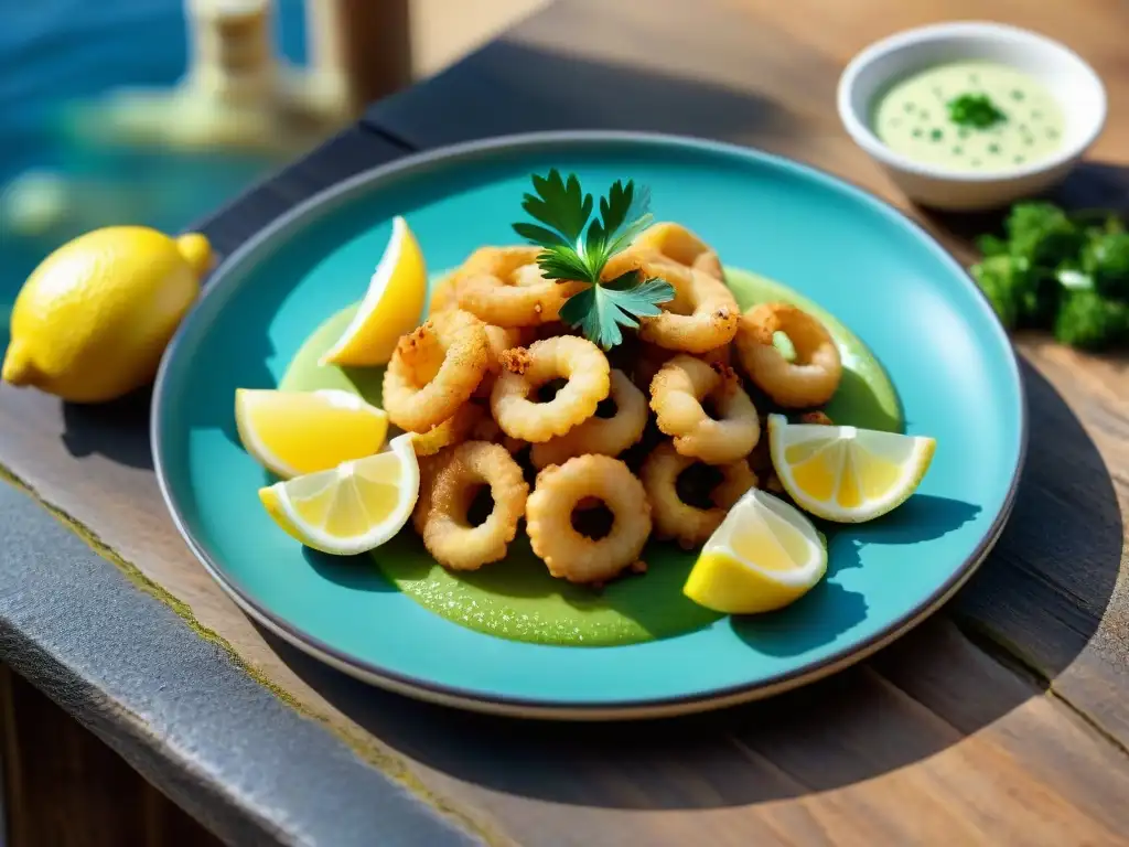 ¡Secreto de la Receta Calamari Fritti Mediterráneo!