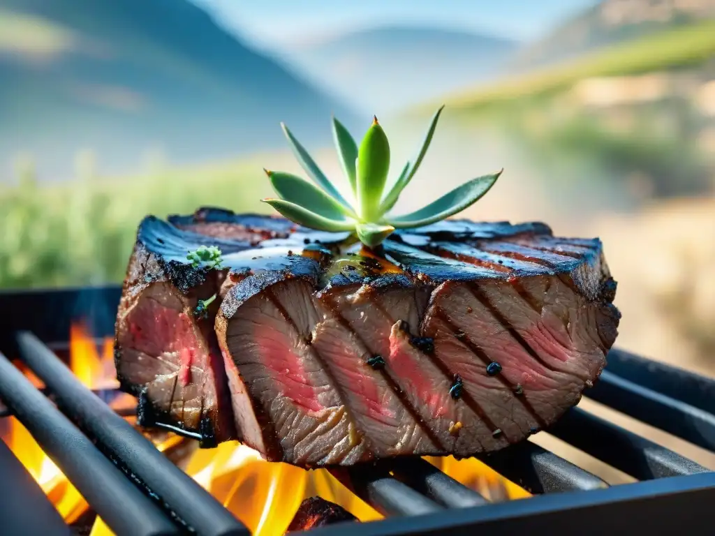 Delicioso asado de carne jugosa con técnicas mediterráneas