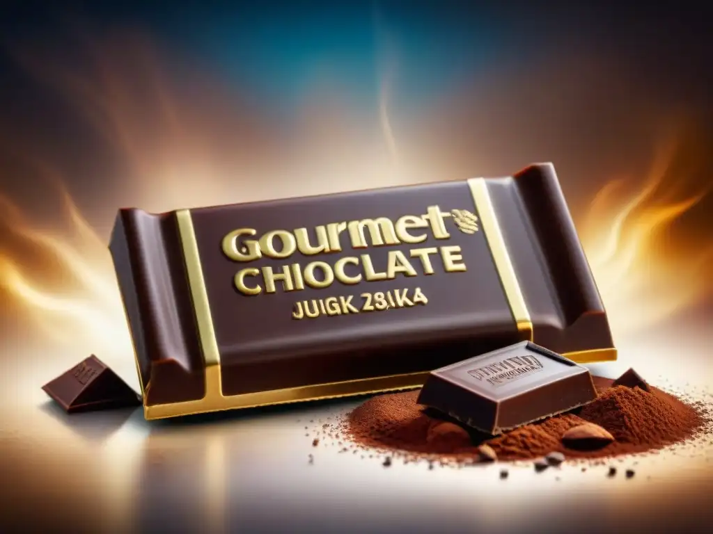 Delicioso chocolate gourmet con ganache cremoso y cacao, ¡escándalo en la industria del chocolate gourmet!