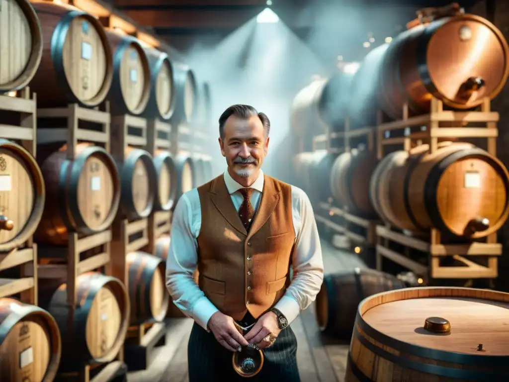 Una destilería de whisky exclusiva, donde el arte y la tradición se fusionan en cada detalle