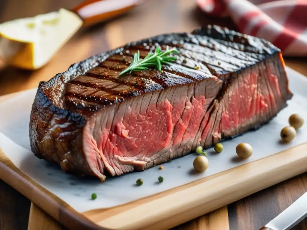 Delicioso contraste: Angus vs Wagyu en su punto Detallada comparativa de carnes gourmet: Angus y Wagyu, destacando su marmoleado y ternura en la parrilla