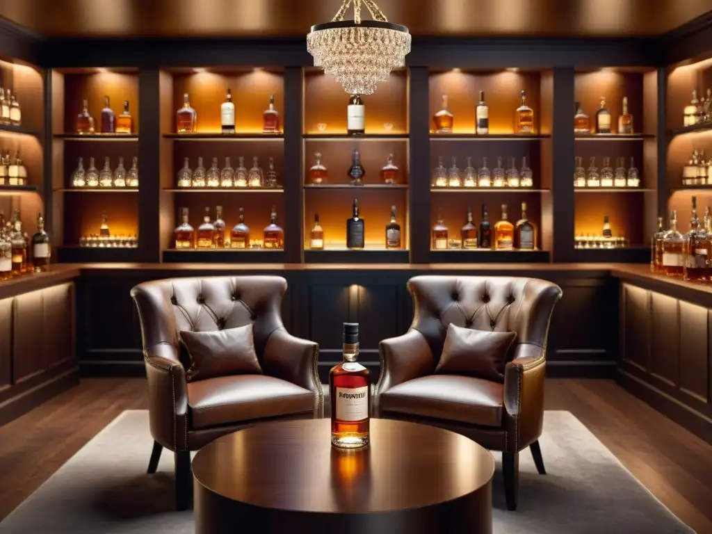 Descubre la elegancia de una sala de degustación de whisky