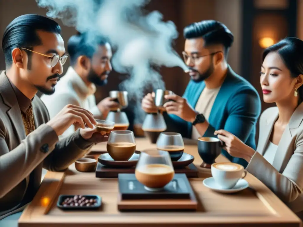 Una escena íntima de Tradiciones Catado Café Mundo