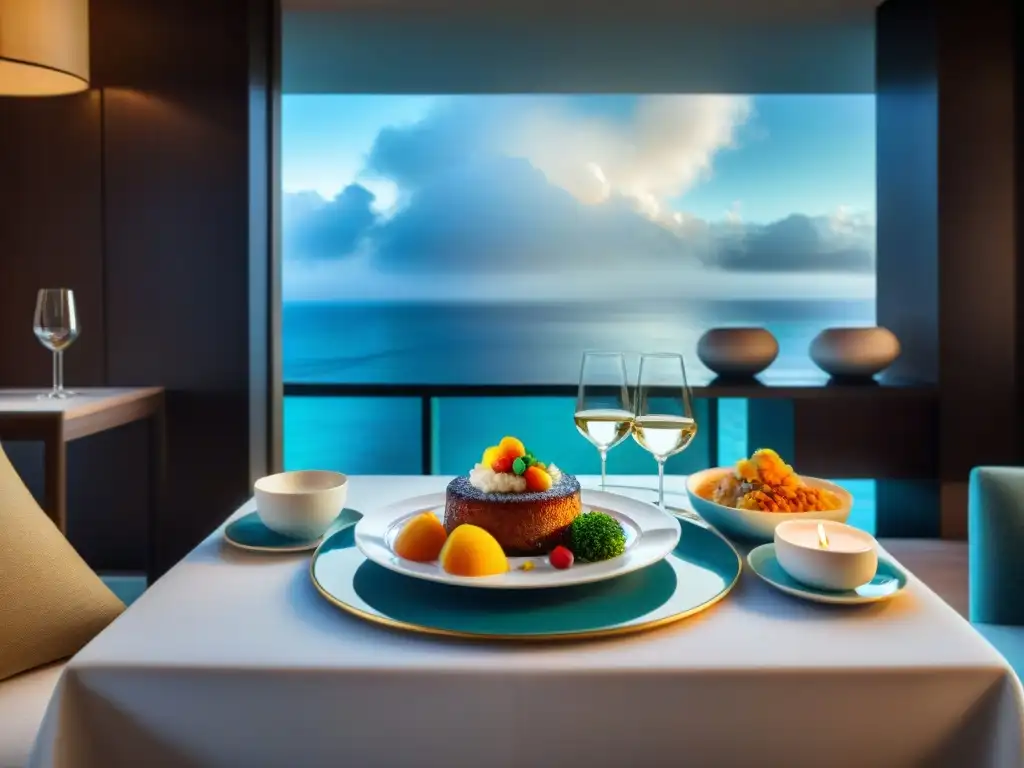 Una experiencia gastronómica inolvidable en un lujoso hotel gourmet con cocina fusión