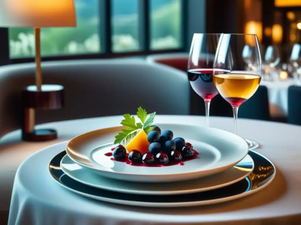 Experiencias únicas de maridaje de vinos y alimentos en un elegante restaurante de hotel