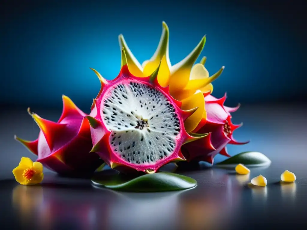 Una explosión de ingredientes exóticos para gastronomía molecular: fruta del dragón, caviar esferificado, flores comestibles y kits innovadores