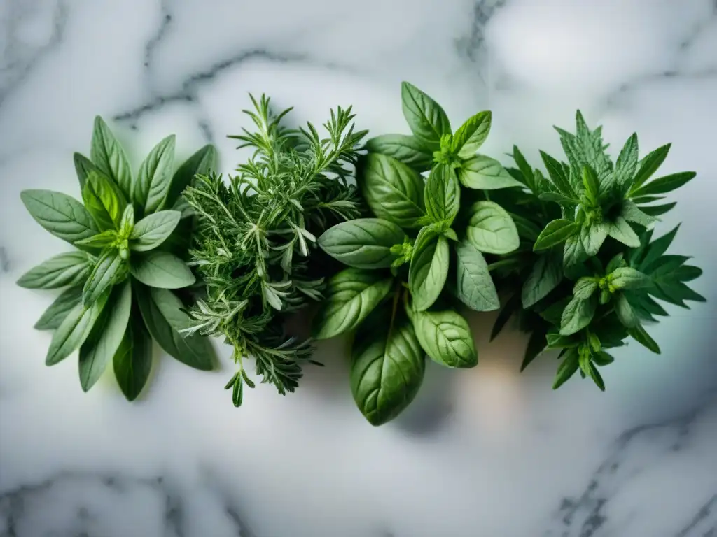 Una exquisita combinación de hierbas aromáticas para platos gourmet