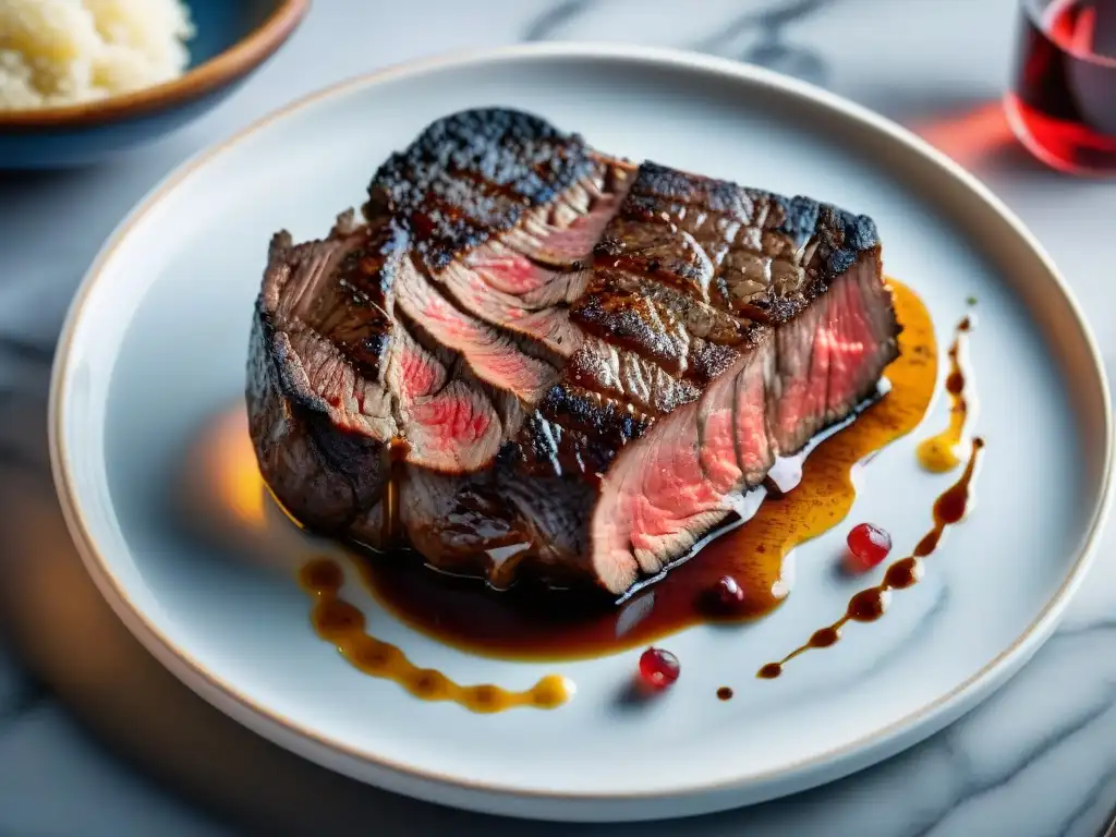Exquisita comparación: Angus vs Exquisita comparativa de carnes gourmet: Angus y Wagyu en su punto, listas para deleitar