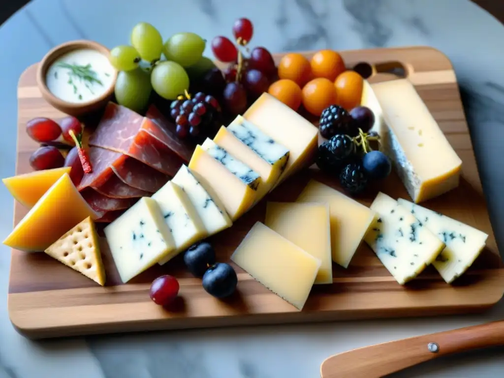 Una exquisita tabla de charcutería con consejos de chefs para una presentación perfecta