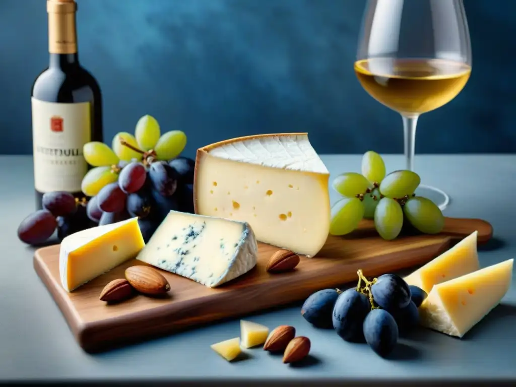 Delicioso maridaje: tabla de quesos y vinos artesanales Una exquisita tabla de quesos y vinos, con maridaje perfecto de sabores y aromas