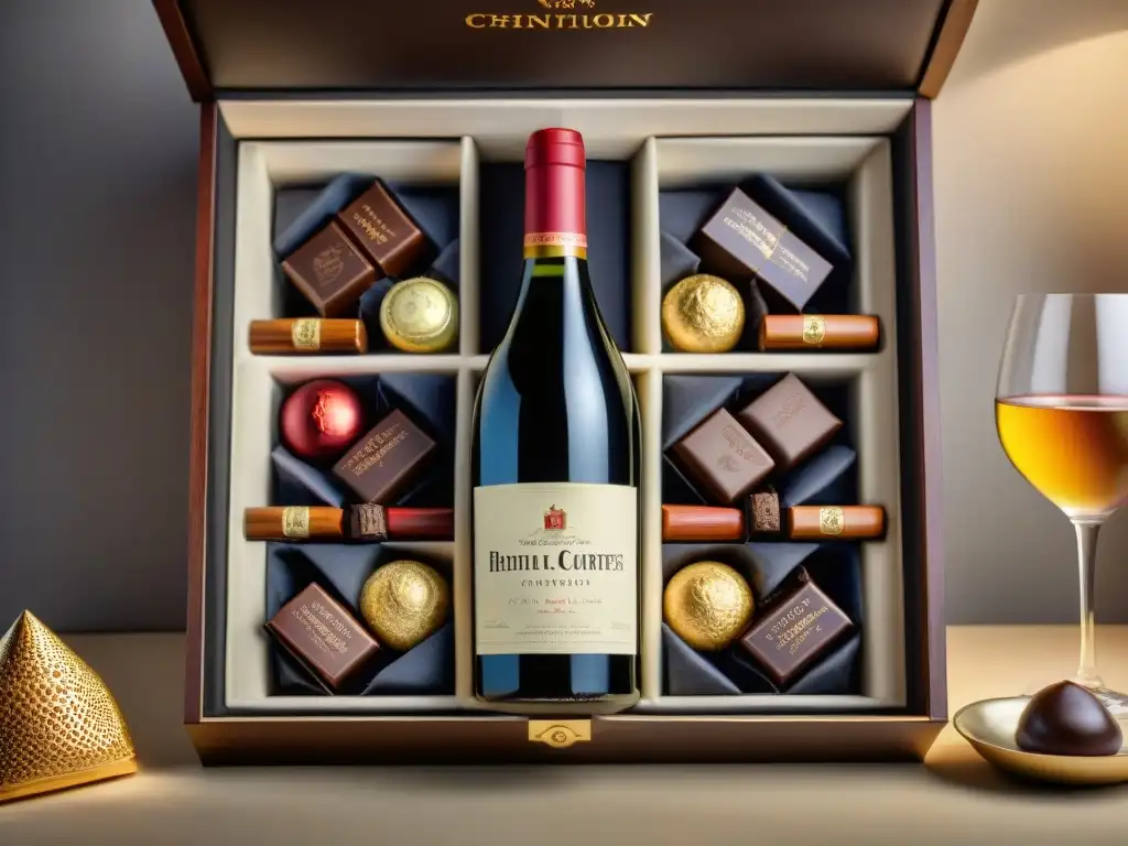 Un exquisito maridaje de vinos y chocolates en cajas de suscripción