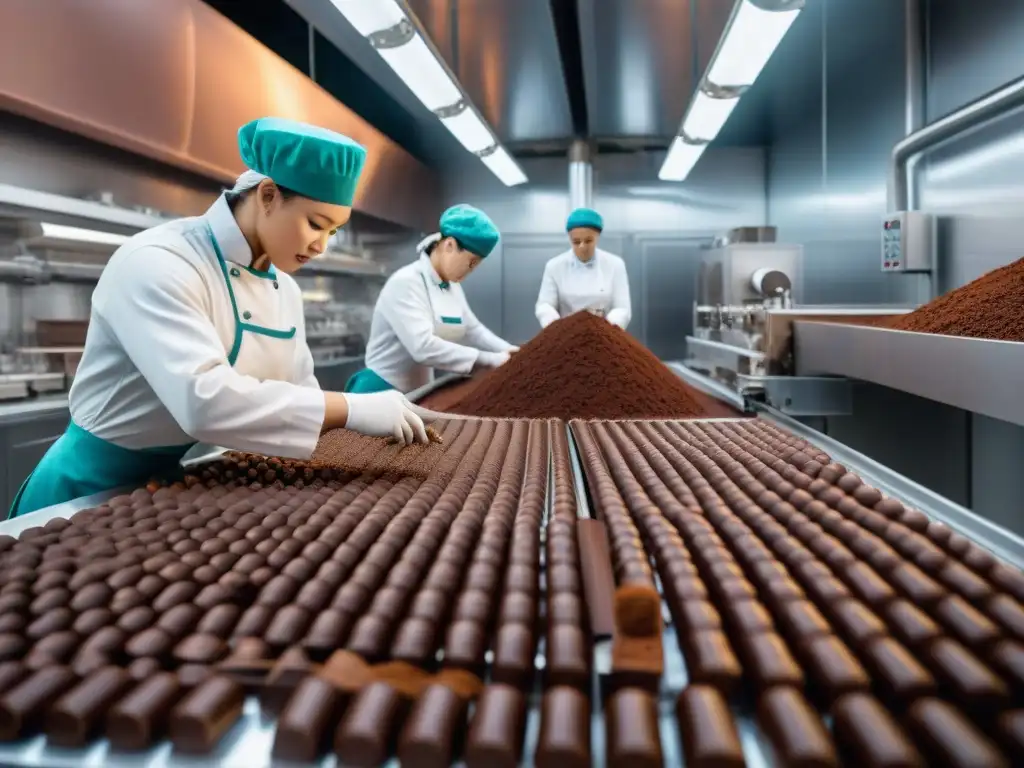 Una fábrica de chocolate de última generación fusiona tecnología y artesanía en la fabricación