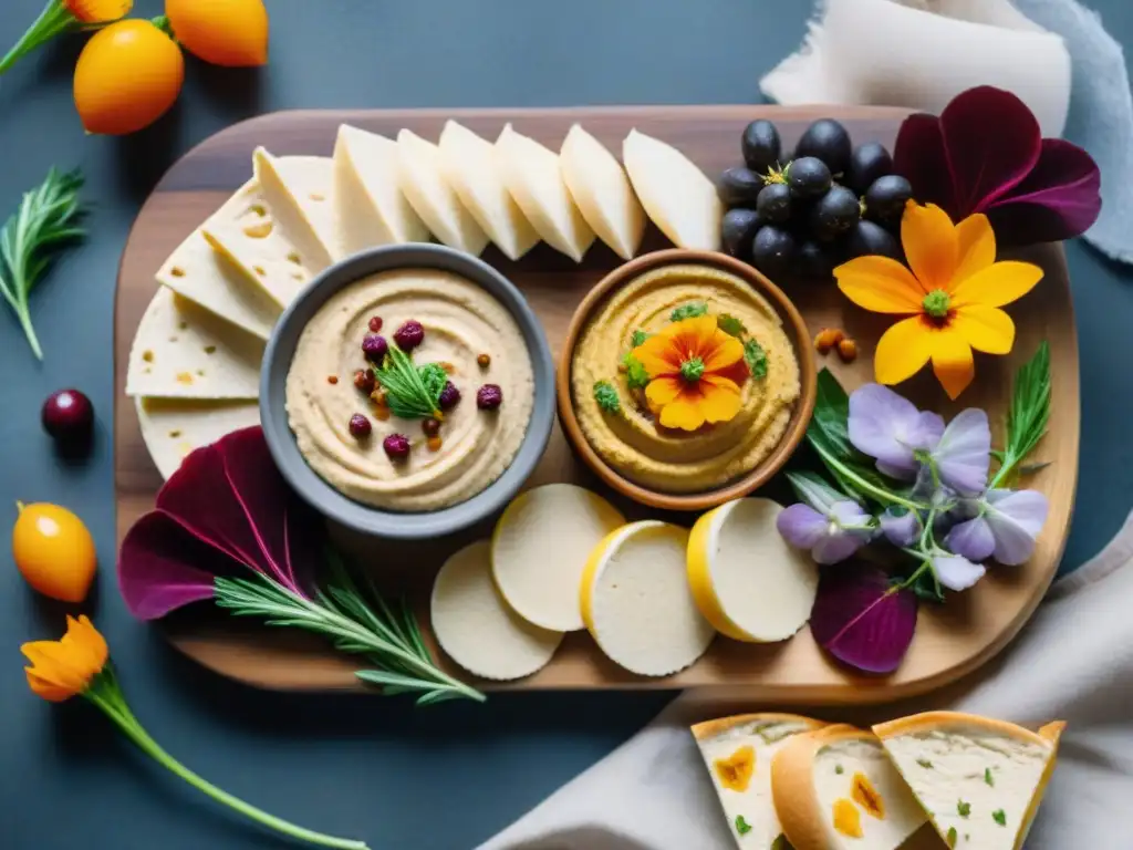 Un festín de hummus gourmet: secretos verdadero Hummus gourmet desvelados en una tabla de lujo