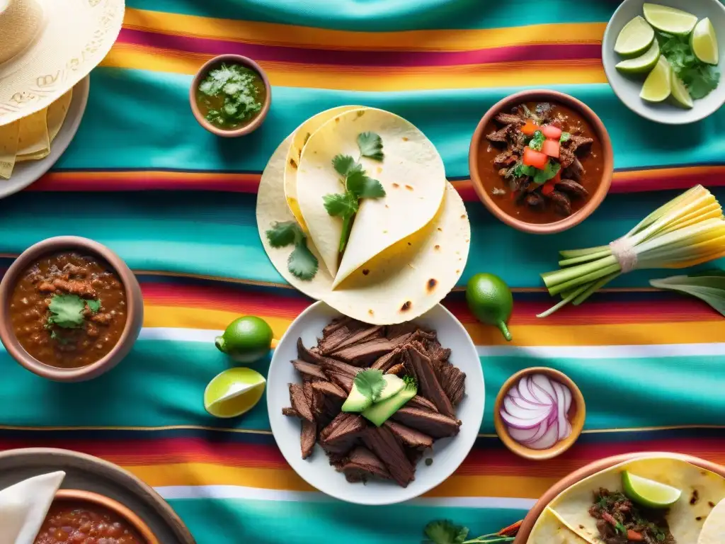 Un festín de barbacoa mexicana en un mercado con 'Ritual de sabor uniendo México'