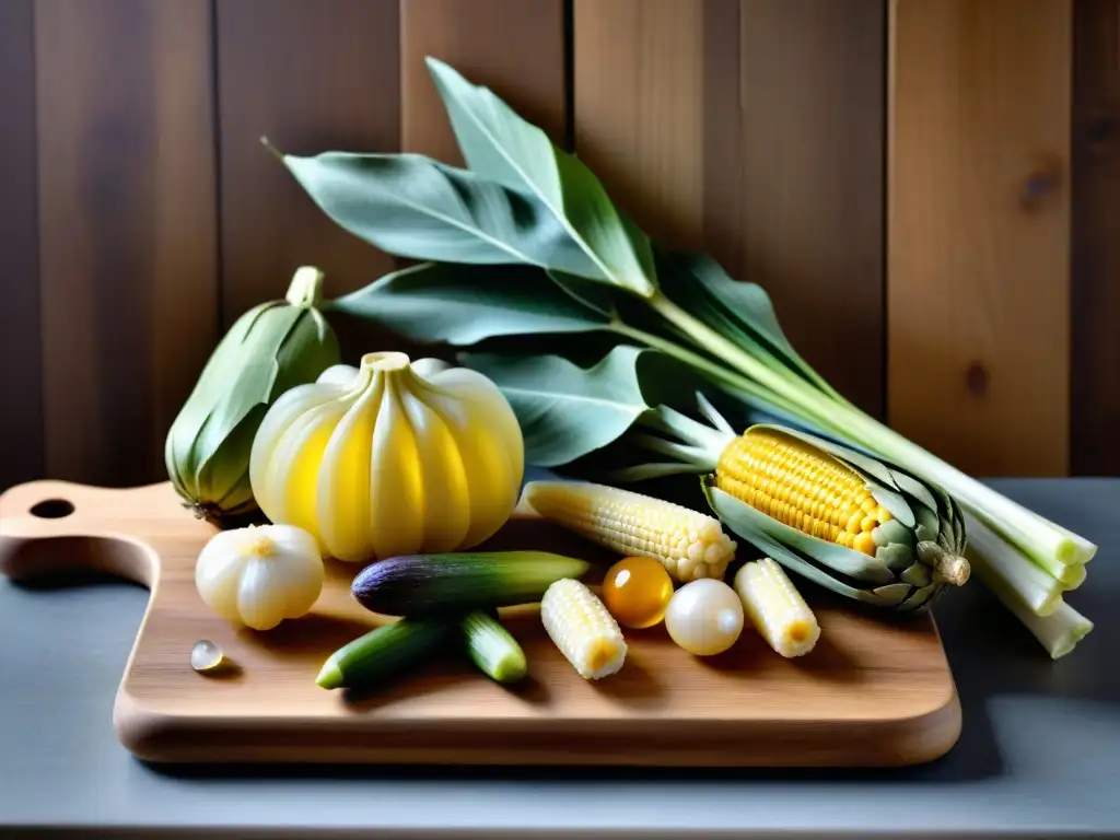 Un festín visual de encurtidos gourmet perfecto para elegir platos, en una elegante presentación