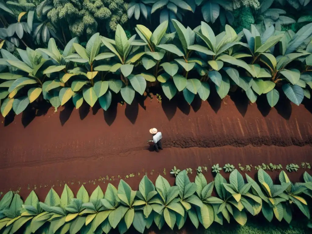 Misteriosa producción de cacao en la oscuridad de la noche, revelando secretos de la historia