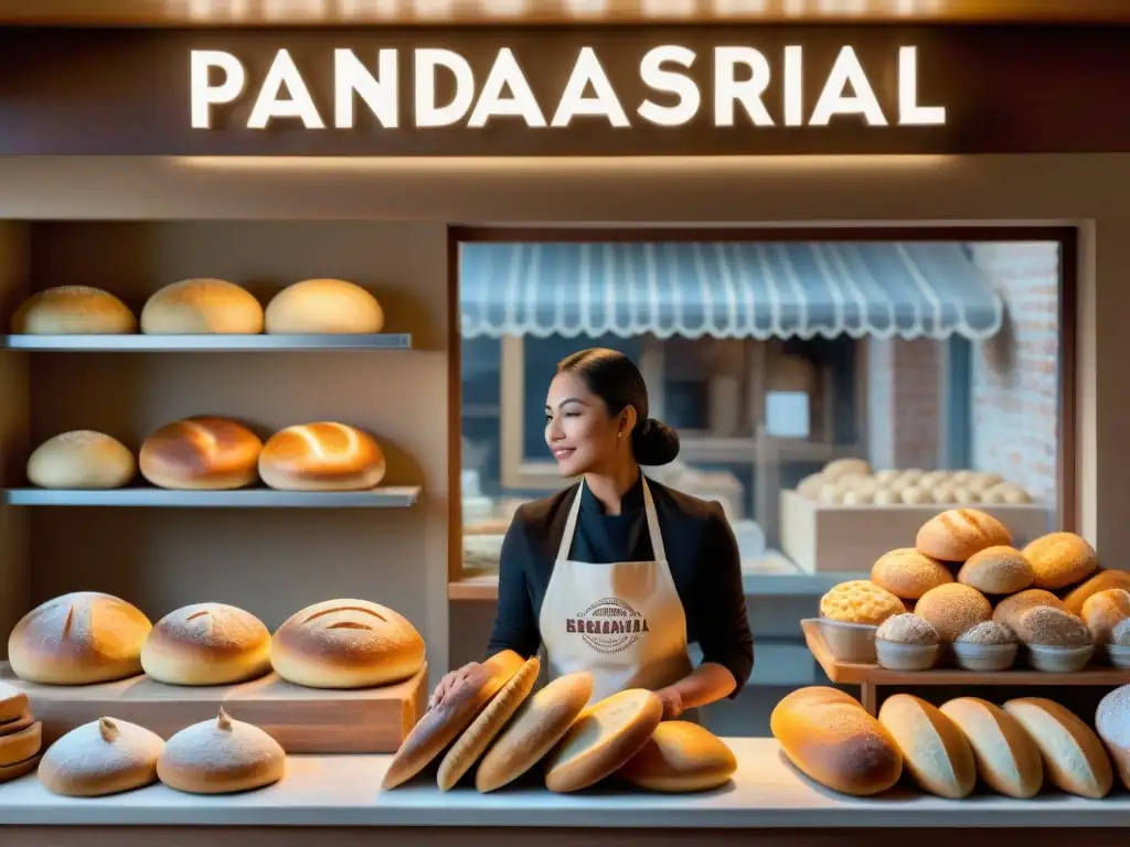 Panadería artesanal al amanecer: panaderos artesanales crean pan gourmet con alma