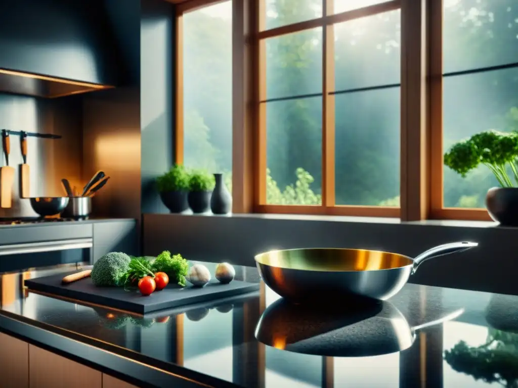 Evolución de utensilios de cocina influenciando la gastronomía con diseño futurista y tecnología innovadora