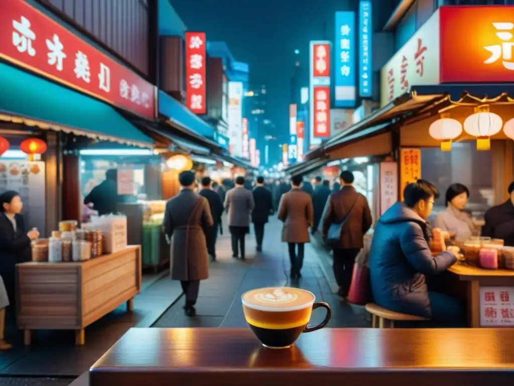 Un vibrante recorrido gourmet por las delicias nocturnas de Tokio, capturando su energía nocturna